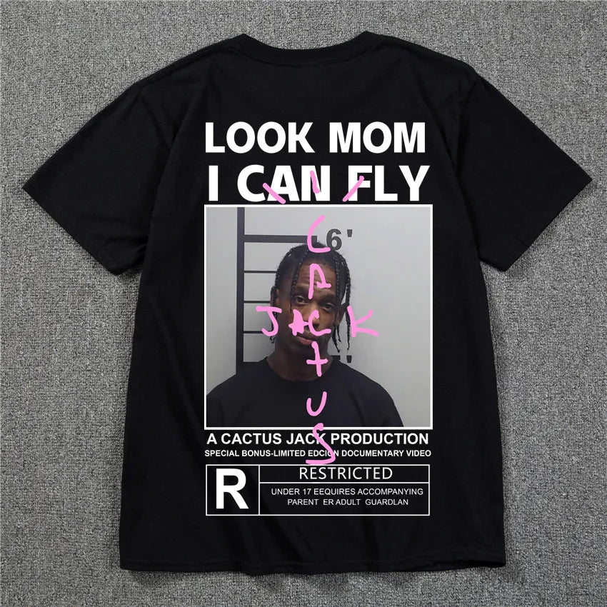 Cactus Jack T-shirt  LOOK MOM I CAN FLY